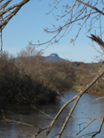 Yadkin River and Pilot Mt.